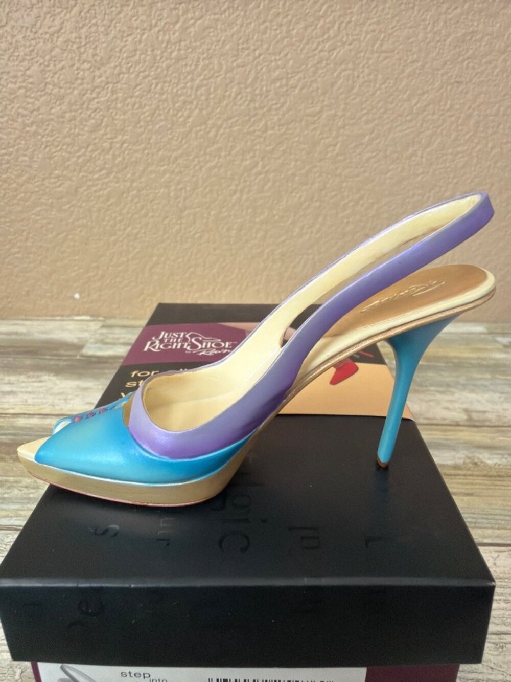Just The Right Shoe Raine 2004 Dance Til Dawn Mini Shoe Used w/ Box COA #25476 - Picture 5 of 12